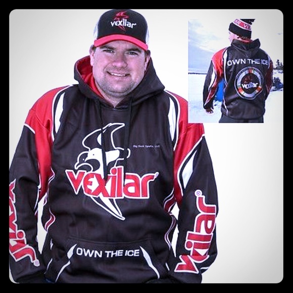 vexilar own the ice hoodie